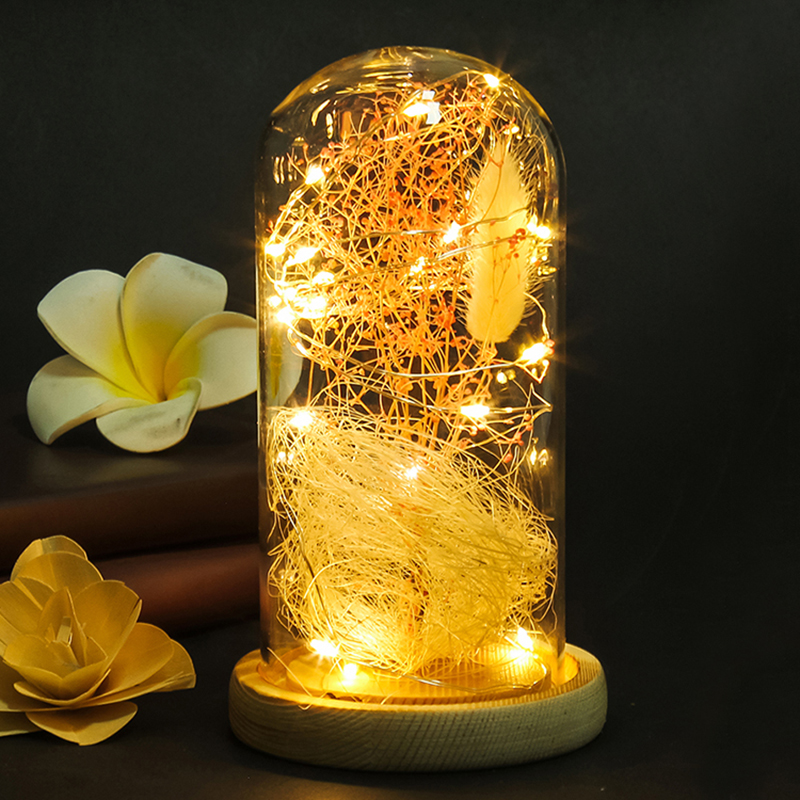 Artificial Starry Flower Led Light Glass Cover Decoration Artificial Flower Micro Landscape Night Light Birthday Christmas Gift, Pink
Artificial Starry Flower Led Light Glass Cover Decoration Artificial Flower Micro Landscape Night Light Birthday Christmas Gift, Pink
