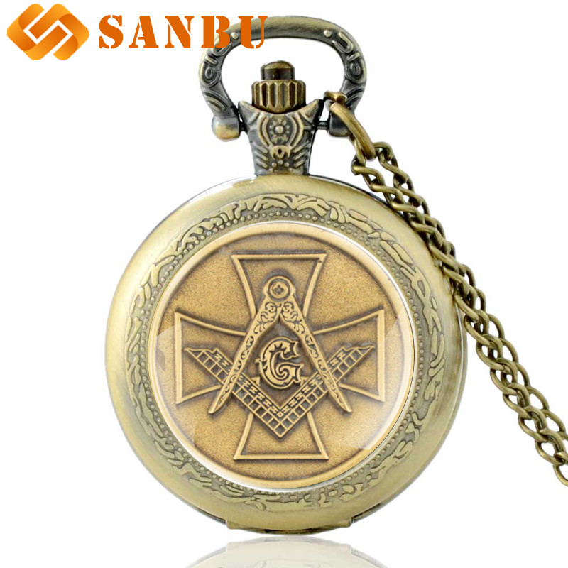 Fashion design watch Vintage Bronze Masonic Quartz Pocket Watch Retro Men Women Cross Knight Templar Pendant Necklace Watches, Black
Fashion design watch Vintage Bronze Masonic Quartz Pocket Watch Retro Men Women Cross Knight Templar Pendant Necklace Watches, Black