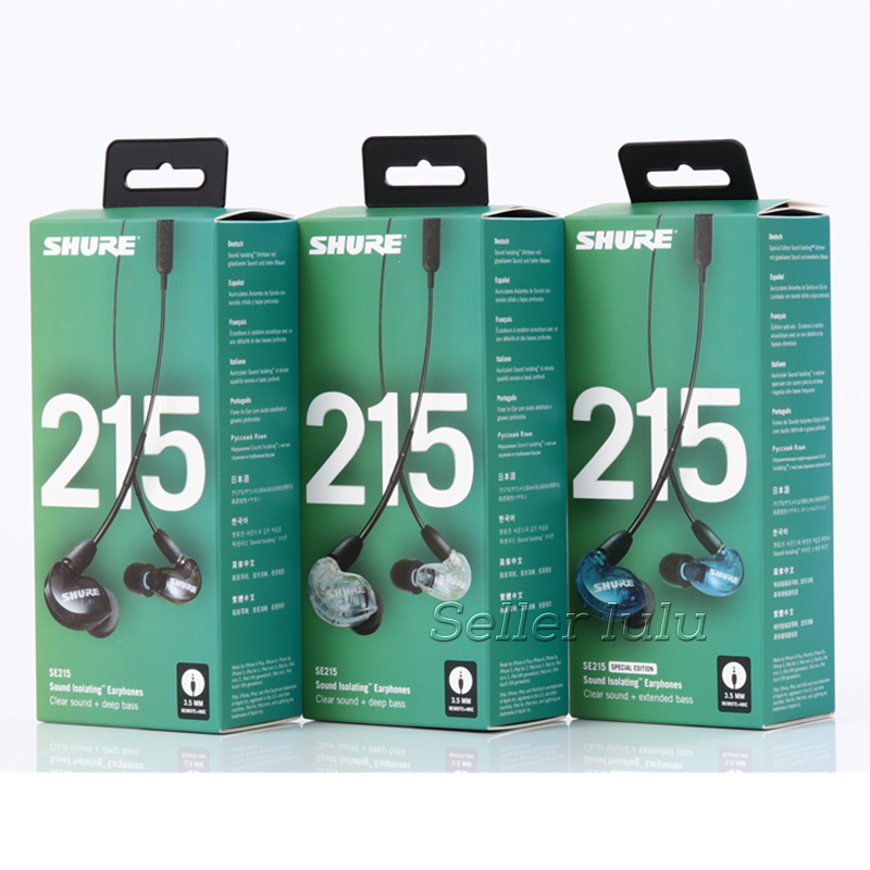 2021 New SE215 Wired Headphones Special Edition In-Ear Earphones Sound Isolating Earphones Clear Sound plus Extended Bass TWS Headphone
2021 New SE215 Wired Headphones Special Edition In-Ear Earphones Sound Isolating Earphones Clear Sound plus Extended Bass TWS Headphone