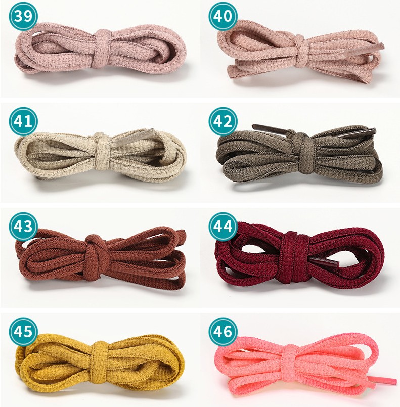 1 Pair Hot Sale 51 Inch Athletic Shoelaces Practical Solid Color Sport Sneaker Boots Shoe Laces Strings 57 Colors Free Shipping