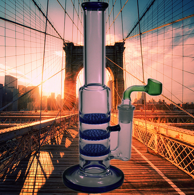 QBsomk 3 Layer Honeycomb Stright Oil Rig Heavy Base Gravity Glass Bong Recycler Filter Dab Rig Perc Glass Water Pipe Herb Beaker Smoking Pip
QBsomk 3 Layer Honeycomb Stright Oil Rig Heavy Base Gravity Glass Bong Recycler Filter Dab Rig Perc Glass Water Pipe Herb Beaker Smoking Pip