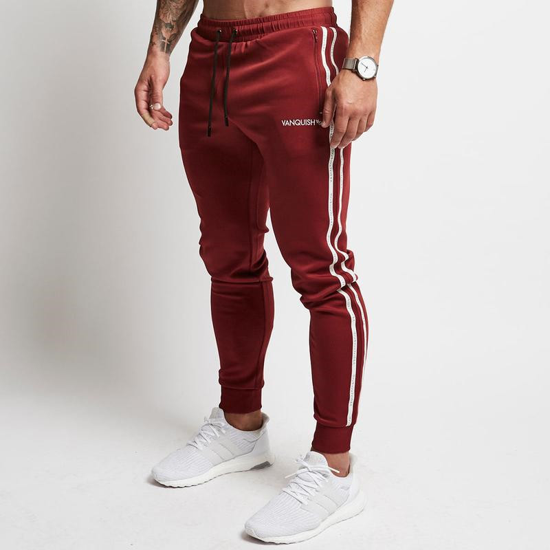 Mens Joggers Casual Pants Fitness Men Sportswear Tracksuit Bottoms Skinny Sweatpants Trousers gray Gyms Jogger Track Pants