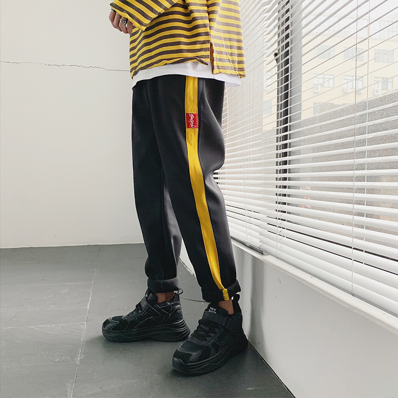 Nice Summer Japanese Elements Comfortable Wild Simple Sports Loose Large Size Cotton Casual Trousers, Orange 
Nice Summer Japanese Elements Comfortable Wild Simple Sports Loose Large Size Cotton Casual Trousers, Orange