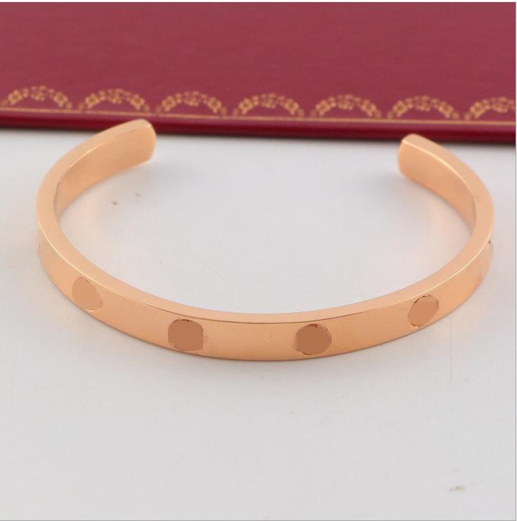 Men's and women's Bracelet 18K Rose Gold titanium steel half round full diamond opening Bracelet, Golden;silver
Men's and women's Bracelet 18K Rose Gold titanium steel half round full diamond opening Bracelet, Golden;silver