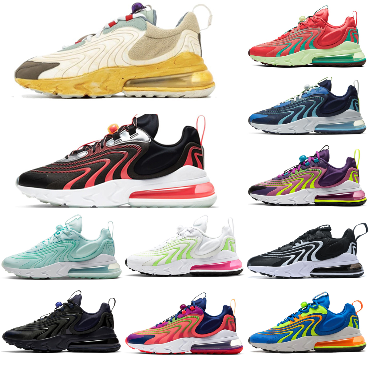React Eng Travis Scotts Running Shoes Bauhaus Neon Watermelon Burgundy Ash Men Women Sneakers Optical triple black Summit White Trainers
React Eng Travis Scotts Running Shoes Bauhaus Neon Watermelon Burgundy Ash Men Women Sneakers Optical triple black Summit White Trainers