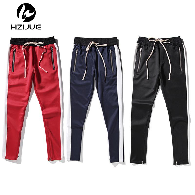 2018 new fashion 5 colors mens and womens fear of god track pants ankle zip tapered sweatpants for men zipper pocket trouser D18122701, Black
2018 new fashion 5 colors mens and womens fear of god track pants ankle zip tapered sweatpants for men zipper pocket trouser D18122701, Black