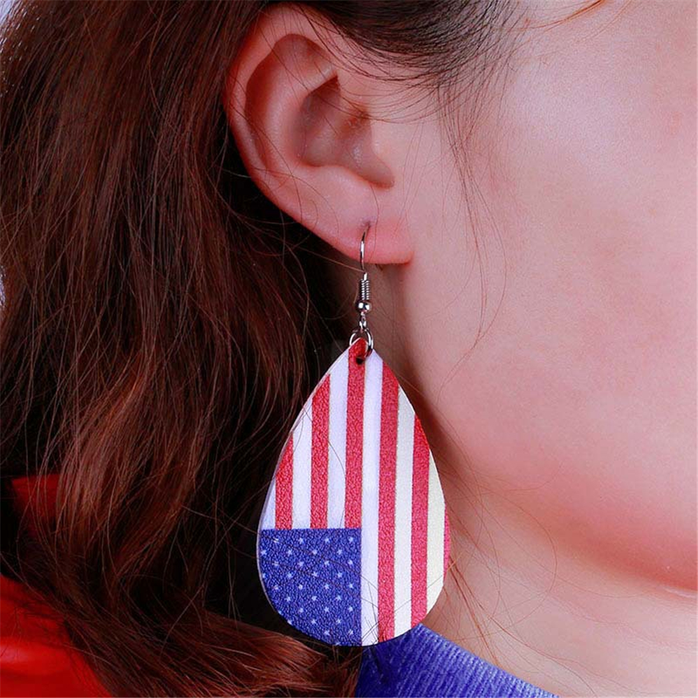 Water Drop Earrings Baseball Leather Pendant Drop Earrings Women Fashion Jewelry Sports Fans Fans