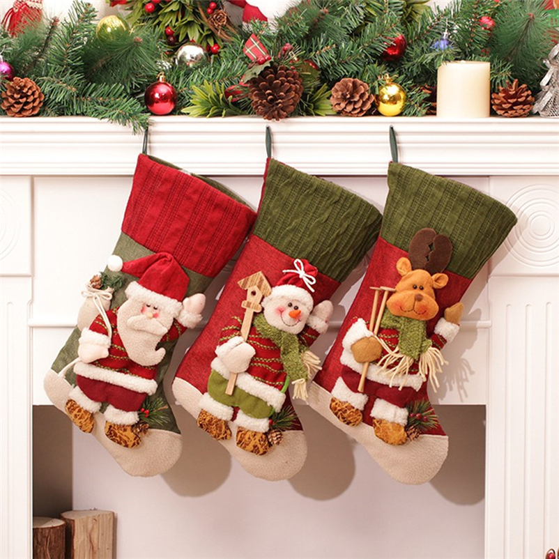 Santa Claus Snowman Elk Christmas Stockings merry christmas Natal Gift Holders Gift Bags Hanging navidad ornaments
Santa Claus Snowman Elk Christmas Stockings merry christmas Natal Gift Holders Gift Bags Hanging navidad ornaments