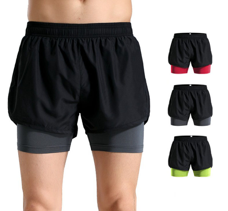 Summer Solid Double-deck Sport Jogging Fitness Shorts Training Quick Dry Gym Outdoor Basketball Workout Fitness Running Shorts, 03
Summer Solid Double-deck Sport Jogging Fitness Shorts Training Quick Dry Gym Outdoor Basketball Workout Fitness Running Shorts, 03