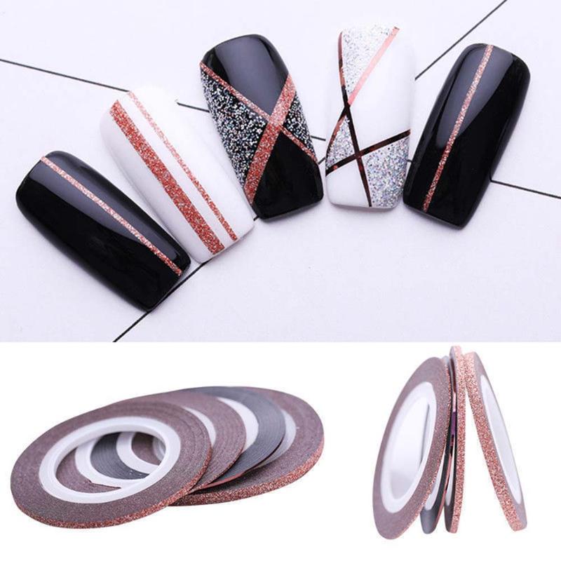 4Pcs/Set Nail Art Stickers Coffee Matte Glitter Nail Striping Tape Adhesive Stickers Manicure Decoration
4Pcs/Set Nail Art Stickers Coffee Matte Glitter Nail Striping Tape Adhesive Stickers Manicure Decoration