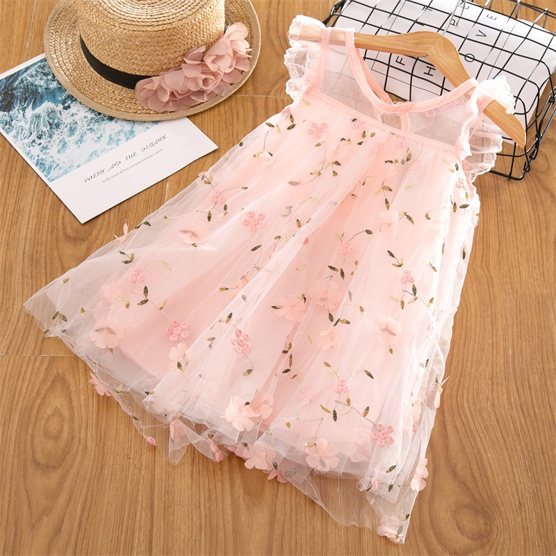 2-6Y Summer Toddler Baby Girls Princess Dress Lace Flowers Print Ruffles Sleeve Tutu Dress, As pic
2-6Y Summer Toddler Baby Girls Princess Dress Lace Flowers Print Ruffles Sleeve Tutu Dress, As pic