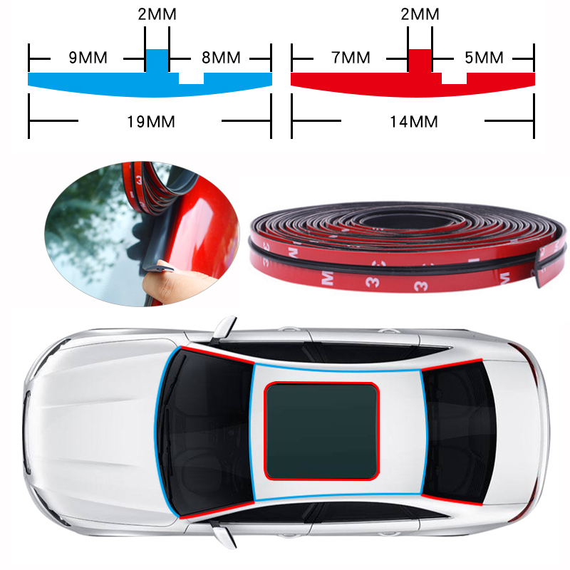 14MM/19MM Car Seal Strips T-Type Auto Seal Protector Stickers Window Edge Front Rear Windshield Roof EPDM Rubber Sealing Strips
14MM/19MM Car Seal Strips T-Type Auto Seal Protector Stickers Window Edge Front Rear Windshield Roof EPDM Rubber Sealing Strips