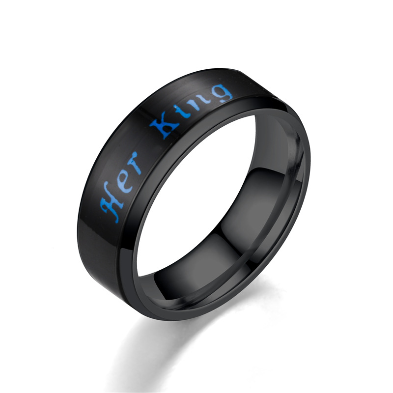 Stainless Steel Mood Color Change Emotion Feeling Intelligent Sense temperature Her King His Queen Ring Women Men Smart Jewelry
Stainless Steel Mood Color Change Emotion Feeling Intelligent Sense temperature Her King His Queen Ring Women Men Smart Jewelry