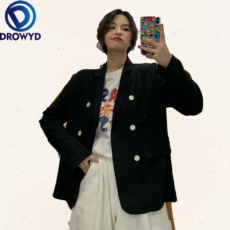 Black Women Blazer 2020 New Formal Blazers Lady Office Work Suit Pockets Jackets Coat Casual Loose Tops Long Sleeve Femme Blazer
Black Women Blazer 2020 New Formal Blazers Lady Office Work Suit Pockets Jackets Coat Casual Loose Tops Long Sleeve Femme Blazer