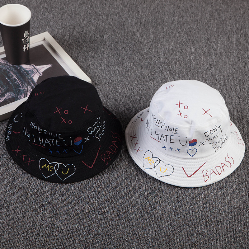 Bucket Hat 2020 Women Graffiti Fisherman Hats Men Stylish Print Panama Spring Summer Sun Protection Cap Teenagers Biking Caps, White
Bucket Hat 2020 Women Graffiti Fisherman Hats Men Stylish Print Panama Spring Summer Sun Protection Cap Teenagers Biking Caps, White