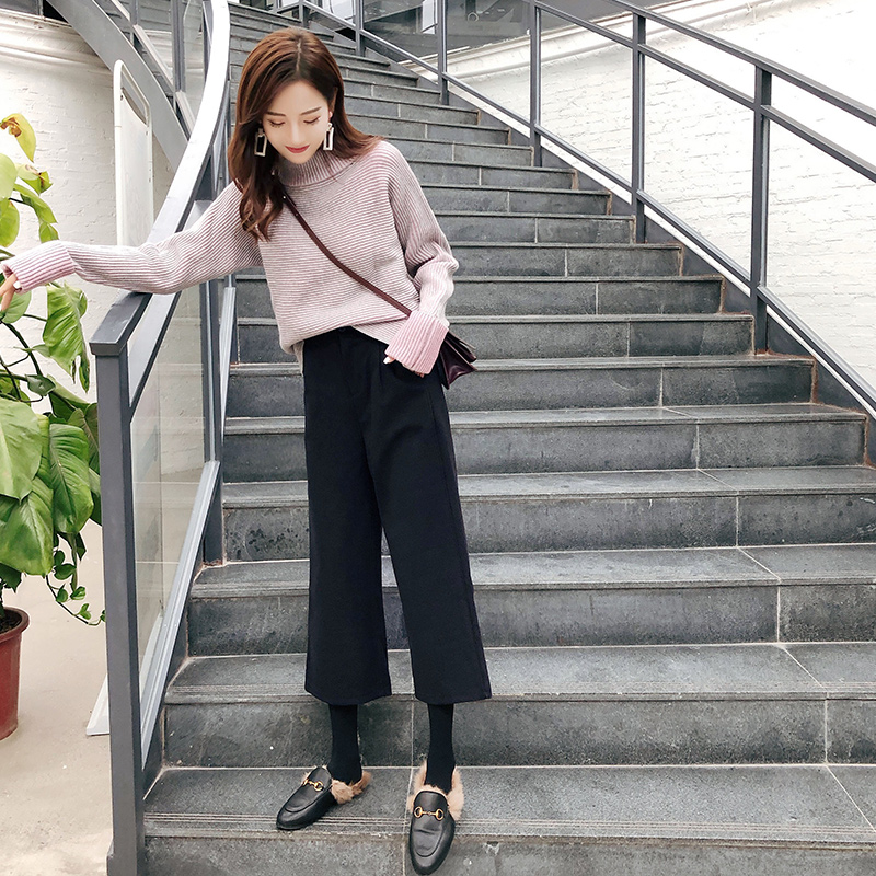 Women' suit wide leg pants sweater two sets of women 2018 new autumn Korean fashion solid color wild loose women' clothes
Women' suit wide leg pants sweater two sets of women 2018 new autumn Korean fashion solid color wild loose women' clothes
