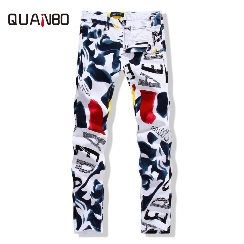 Big size -44 2016 New white jeans men Fashion Printed slim straight jeans hombre Casual Debris Pattern stretch
Big size -44 2016 New white jeans men Fashion Printed slim straight jeans hombre Casual Debris Pattern stretch