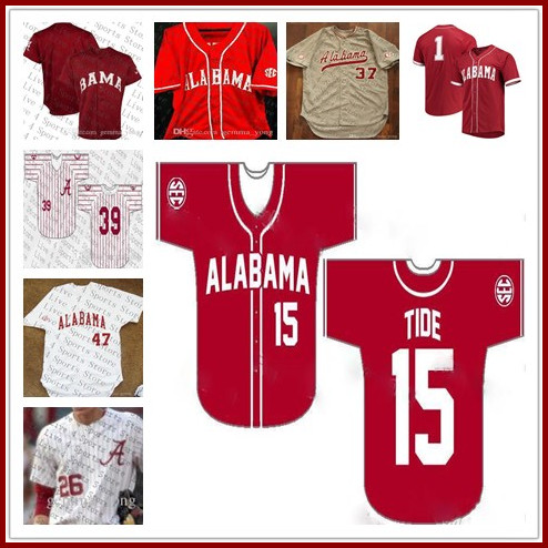 Men Custom Alabama Crimson Tide NCAA College Baseball 40 Jimmy Nelson 16 Alex Avila 1 Mikey White 9 Cody Henry 26 Jett Manning Sewn Jerseys, Red 1
Men Custom Alabama Crimson Tide NCAA College Baseball 40 Jimmy Nelson 16 Alex Avila 1 Mikey White 9 Cody Henry 26 Jett Manning Sewn Jerseys, Red 1