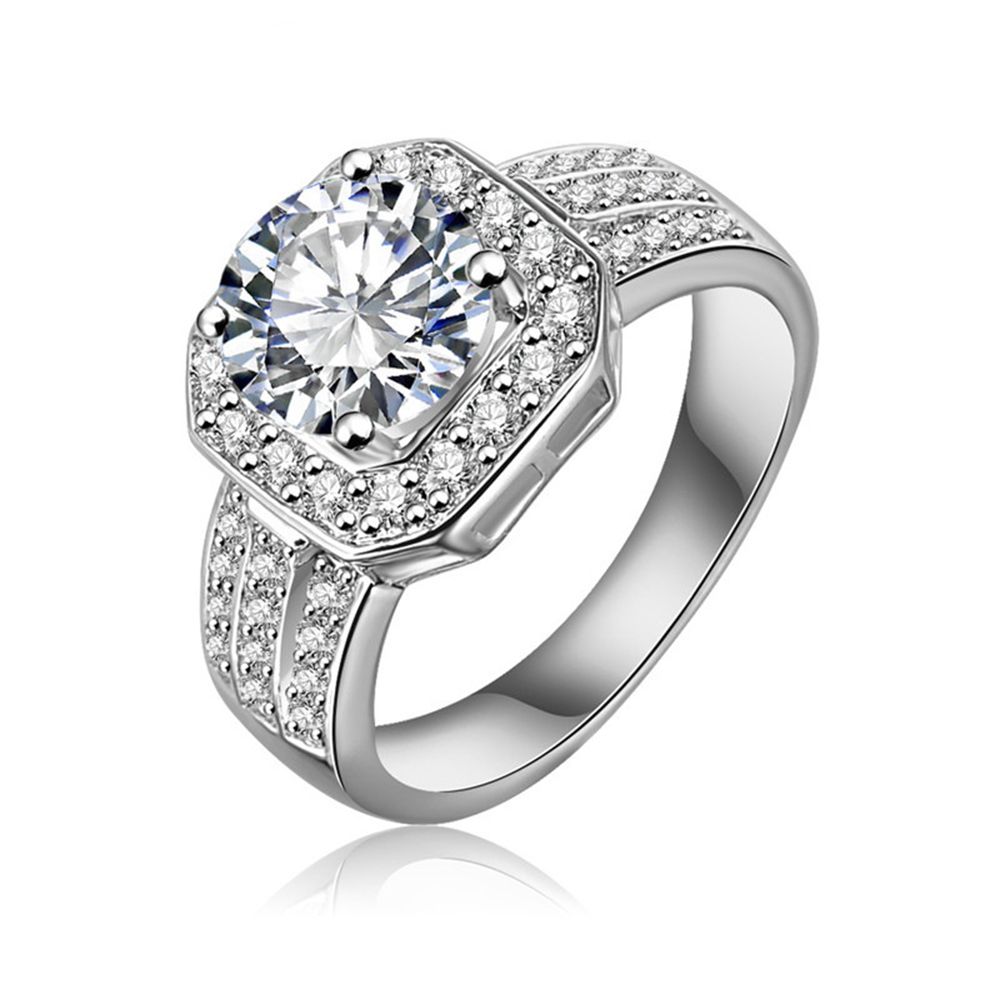 Brillant Ring Round Cut 1.0ct Womens Wedding Jewelry 18k White Gold Filled Classic Female Ring Band Gift Size 8
Brillant Ring Round Cut 1.0ct Womens Wedding Jewelry 18k White Gold Filled Classic Female Ring Band Gift Size 8