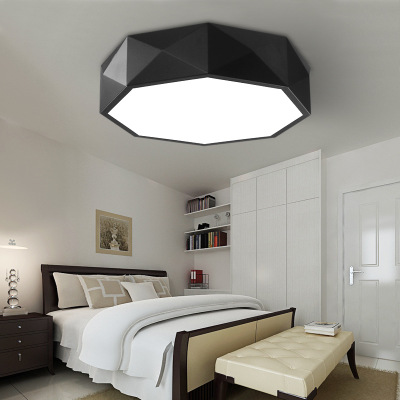 Modern Bedroom Sitting Room LED Ceiling Lights Act Role Ofing Circular Geometric Kitchen Toilet Absorb Dome Light