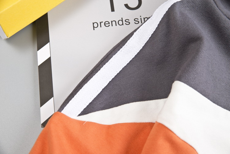 spring autumn Baby Boy Clothes Set Children Clothing Sets Spell color Long Sleeve Hooded Coat+Pants Kids Casual Sets 1-4Years