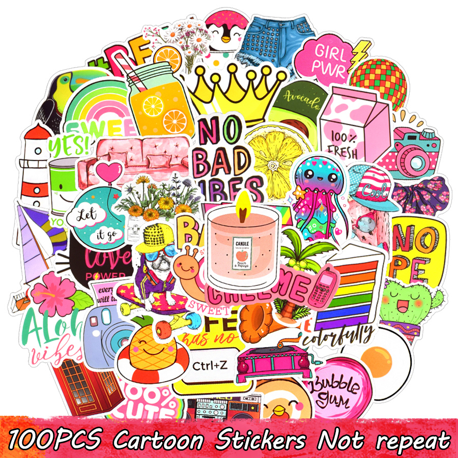 100 PCS Kawaii Waterproof VSCO Girl Vinyl Stickers Bomb Water Bottle Laptop Phone Luggage Suitcase Motorcycle Car for Girls Teens DIY
100 PCS Kawaii Waterproof VSCO Girl Vinyl Stickers Bomb Water Bottle Laptop Phone Luggage Suitcase Motorcycle Car for Girls Teens DIY
