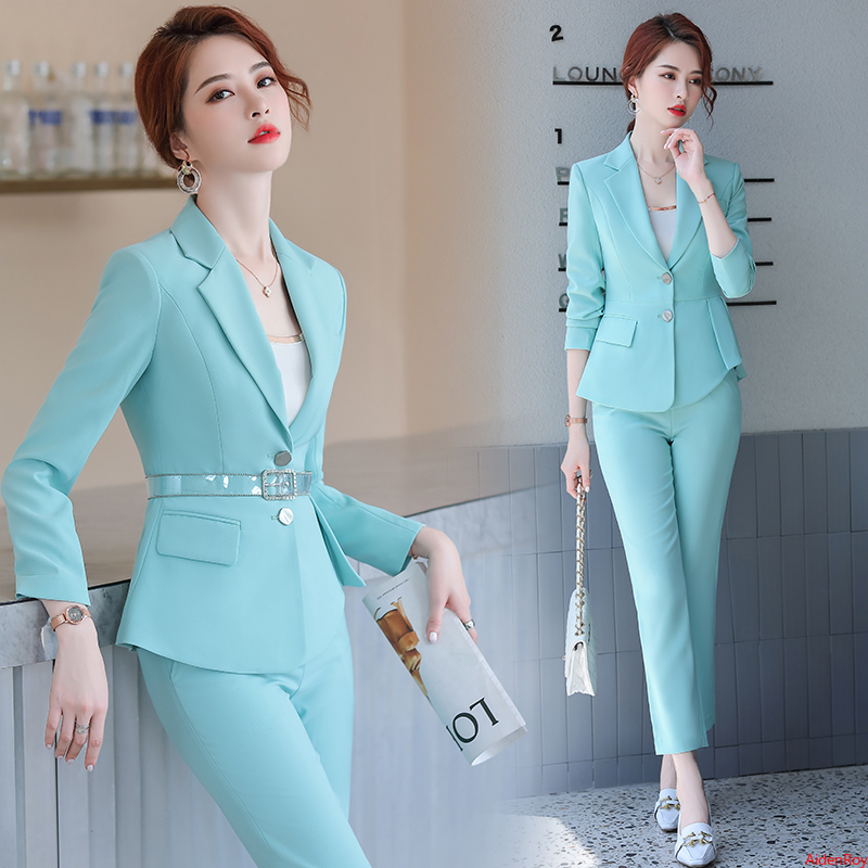 Candy Green Elegant Formal Pants Suits for Pant Suit Women Office Work 2Piece Pant Blazer Set Trousers Jacket Suit Autumn Winter, Green pants set
Candy Green Elegant Formal Pants Suits for Pant Suit Women Office Work 2Piece Pant Blazer Set Trousers Jacket Suit Autumn Winter, Green pants set