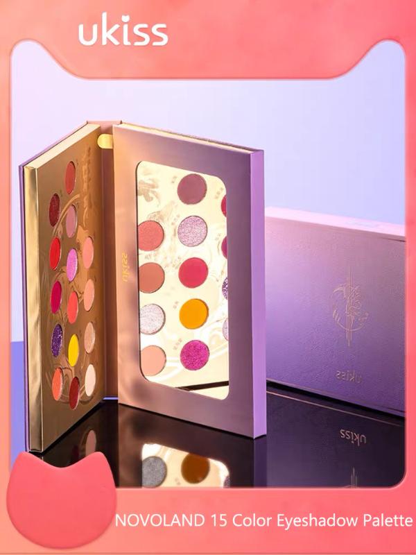 UKISS Novoland 15 Color Eyeshadow Palette Ins Hot Matte Shimmer Glitter Pigment Waterproof and Long-lasting Eye Shadow Makeup, 01
UKISS Novoland 15 Color Eyeshadow Palette Ins Hot Matte Shimmer Glitter Pigment Waterproof and Long-lasting Eye Shadow Makeup, 01