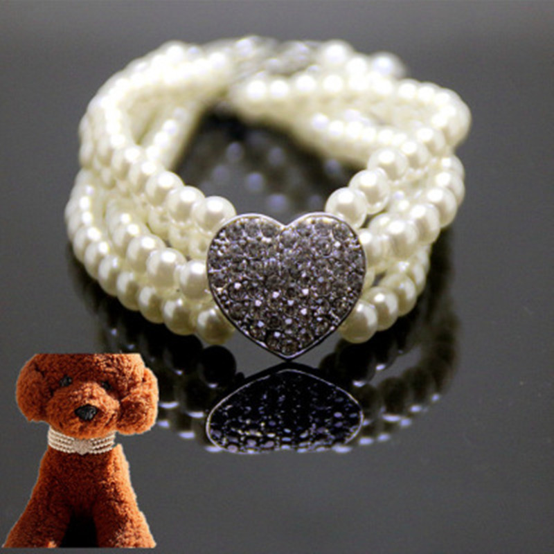 Heart Shape Pearl Dog Collars Pink Blue White Multilayer Cat Necklace Luxury Imitation Pearls Necklace For Dog Accessories Promotion
Heart Shape Pearl Dog Collars Pink Blue White Multilayer Cat Necklace Luxury Imitation Pearls Necklace For Dog Accessories Promotion