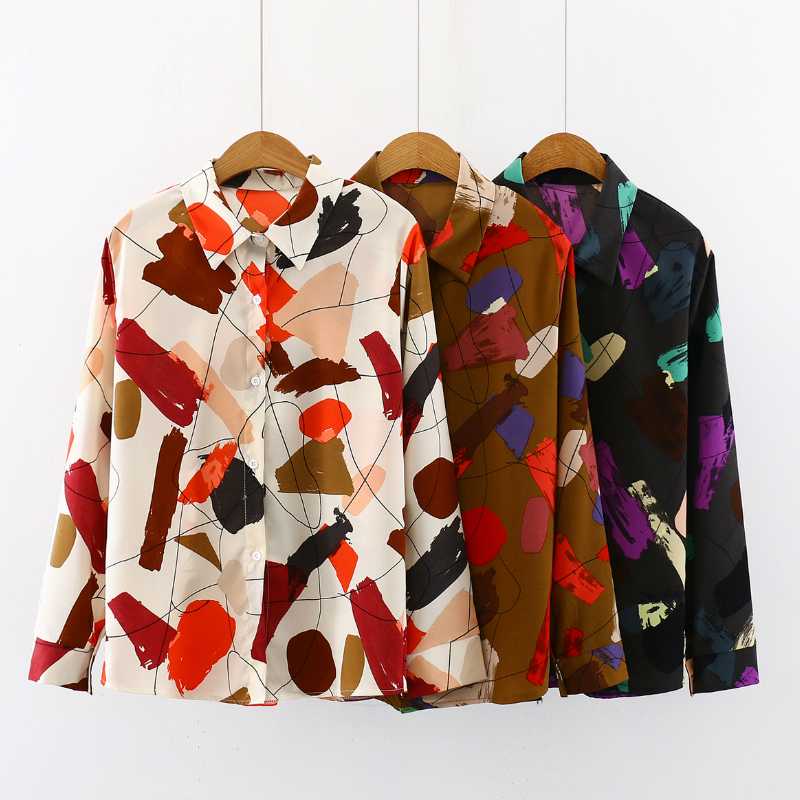 fashion woman blouses 2020 print chiffon blouse shirt women clothes blusas long sleeve blouse women womens tops and blouses C769, White
fashion woman blouses 2020 print chiffon blouse shirt women clothes blusas long sleeve blouse women womens tops and blouses C769, White