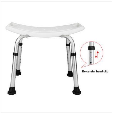 2021Wholesales Hot sales Aluminum Alloy Adjustable Height Medical Transfer Bench Bathtub Chair Shower Seat 797