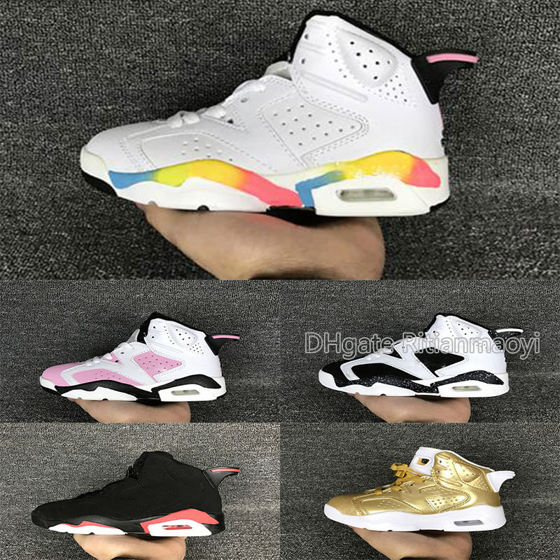 With Box Kids 6 Basketball Shoes Boys Metallic Gold Sports Shoes Trainers Youth Black White Athletic 6s Sneakers Eu 28-35 Chaussures Enfant
With Box Kids 6 Basketball Shoes Boys Metallic Gold Sports Shoes Trainers Youth Black White Athletic 6s Sneakers Eu 28-35 Chaussures Enfant