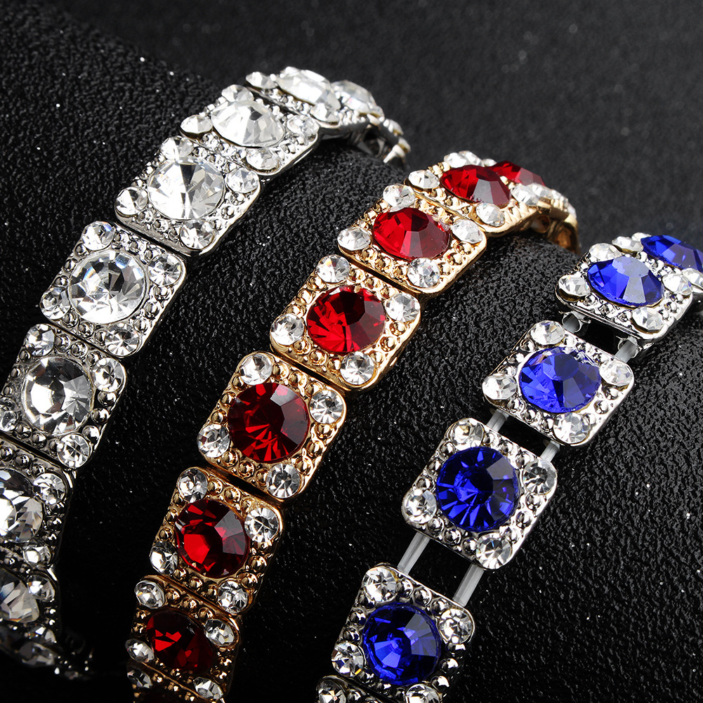 One Row Bridal Bracelets Elastic Charm Dazzling Rhinestones Beaded Wedding for Bridal The Great Gatsby Bracelets Girls Party Accessories