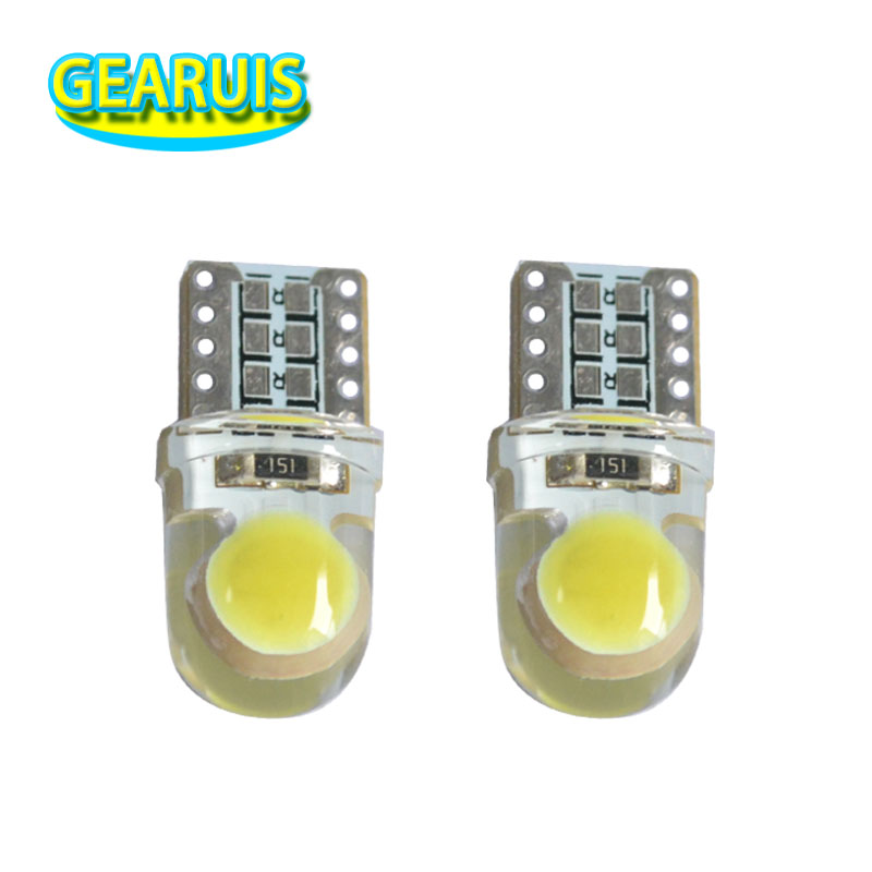 100X Bright T10 COB LED 40MA Silicone case Instrument light License plate Bulbs Wedge Lamp Car styling LED 12V White 7 colors, As pic
100X Bright T10 COB LED 40MA Silicone case Instrument light License plate Bulbs Wedge Lamp Car styling LED 12V White 7 colors, As pic