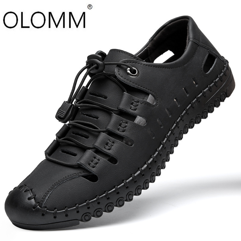 2020 Summer Breathable Men's Sandals Casual Hollow Shoes Casual Zapatos De Hombre Sandals, Black
2020 Summer Breathable Men's Sandals Casual Hollow Shoes Casual Zapatos De Hombre Sandals, Black
