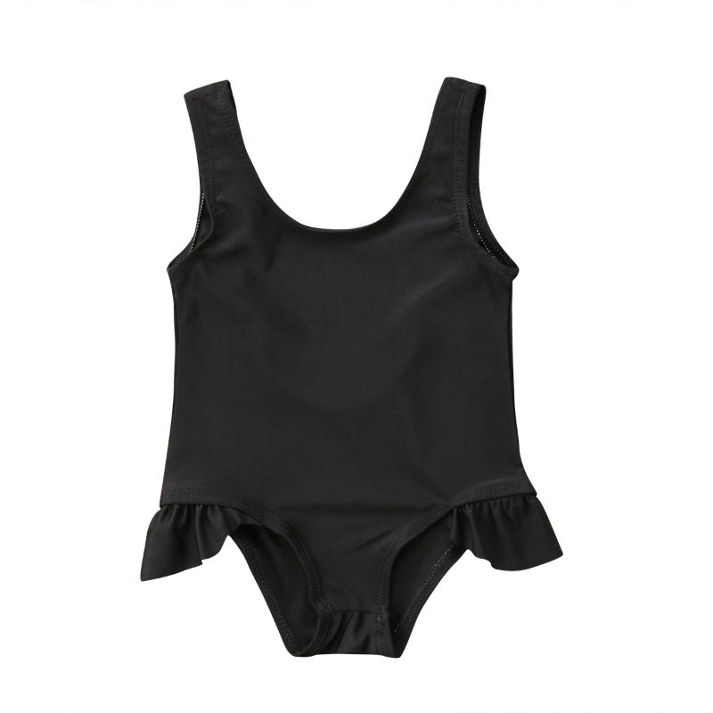 Newborn Toddler Kids Baby Girl Summer Swimsuit Sleeveless Solid Black Swimwear Swimming Bathing Suit One Pieces 0-3Y
Newborn Toddler Kids Baby Girl Summer Swimsuit Sleeveless Solid Black Swimwear Swimming Bathing Suit One Pieces 0-3Y
