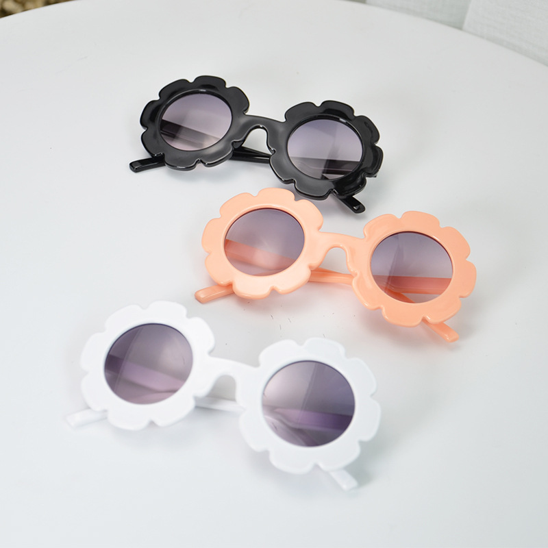 2019 New Baby Children Round Flower Eyewear Summer Toddler Kids Sun Glasses Boys Girls Student Sunglasses Z260305