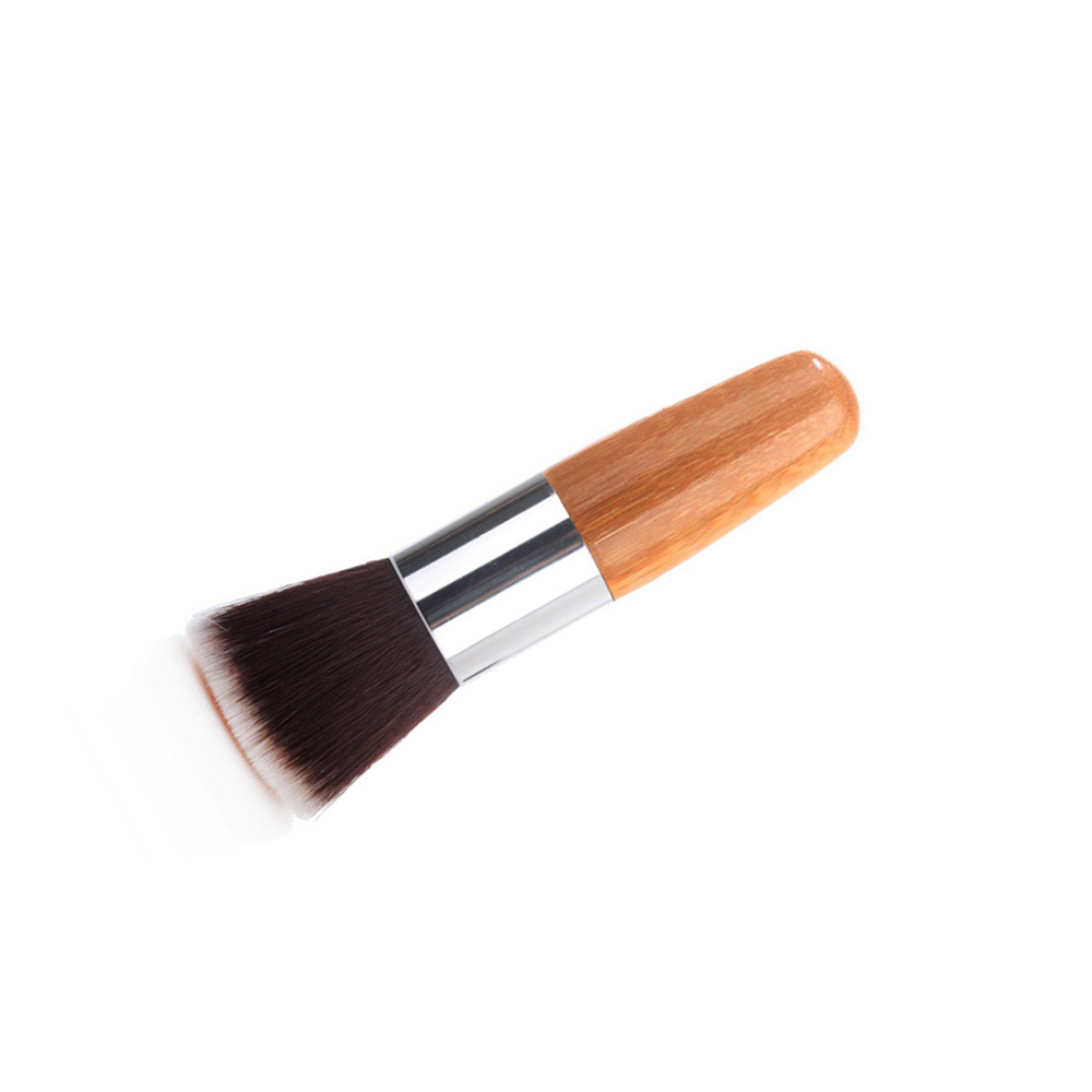 Premium Bamboo Brushes Soft Synthetic Hair Blush Foundation Powder Makeup Brushes for Women Makeup Accessory Tools