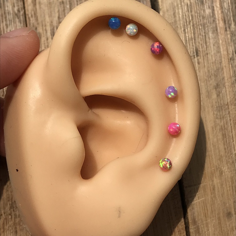 Other 1PC Opal Tragus Earriing Stud 20G Stainless Steel Daith Piercing Ear Cartilage Helix Earring Body Percing Jewelry
Other 1PC Opal Tragus Earriing Stud 20G Stainless Steel Daith Piercing Ear Cartilage Helix Earring Body Percing Jewelry