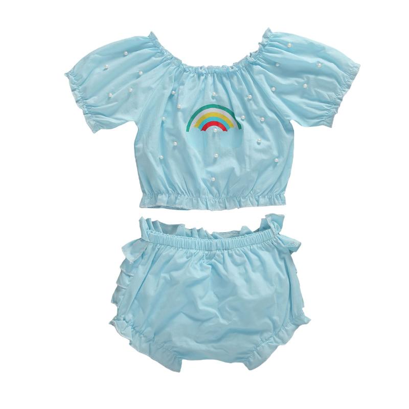 CitgeeSummer 0-24M Newborn Baby Girls Clothes Sets Rainbow Print Pearl Short Sleeve T Shirt Tops+Shorts 2pcs
CitgeeSummer 0-24M Newborn Baby Girls Clothes Sets Rainbow Print Pearl Short Sleeve T Shirt Tops+Shorts 2pcs