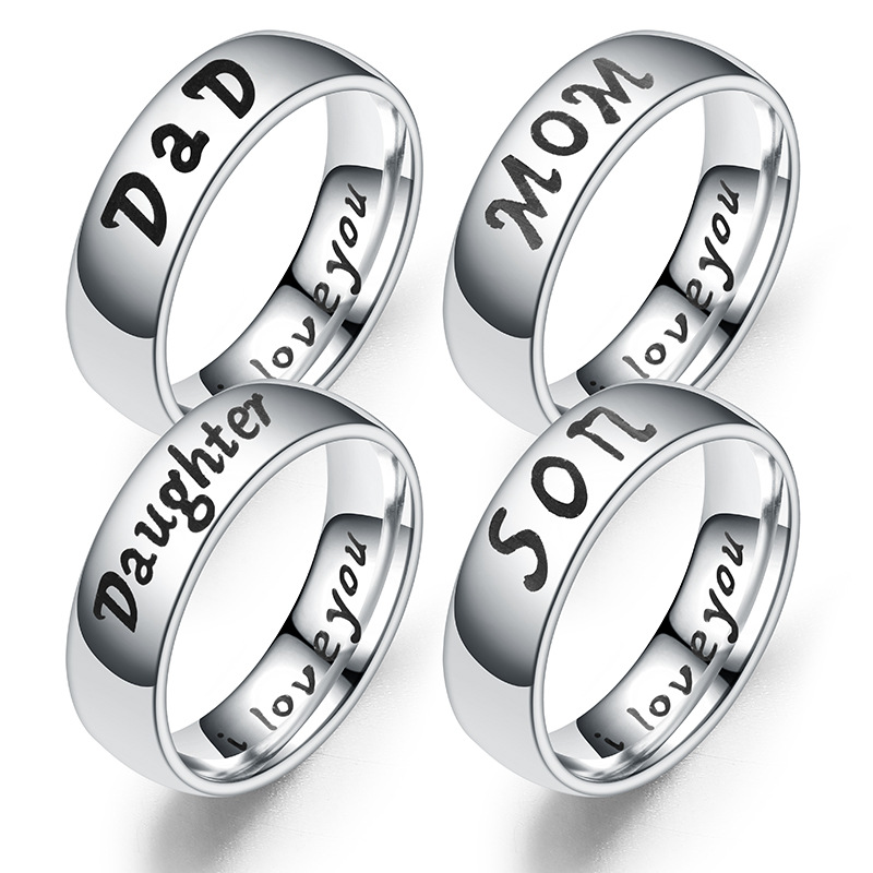 Stainless Steel I Love you Ring love Dad Mom Son Daughter Love Ring Bang Ring New Jewelry Will and Sandy Drop Ship
Stainless Steel I Love you Ring love Dad Mom Son Daughter Love Ring Bang Ring New Jewelry Will and Sandy Drop Ship
