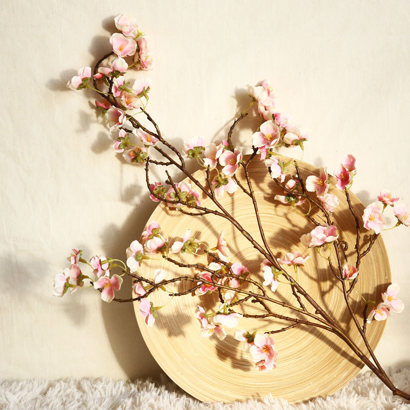 Artificial Cherry Spring Plum Peach Blossom Branch Silk Flower Home Wedding Decorative Flowers Plastic Peach Bouquet 97CM
Artificial Cherry Spring Plum Peach Blossom Branch Silk Flower Home Wedding Decorative Flowers Plastic Peach Bouquet 97CM