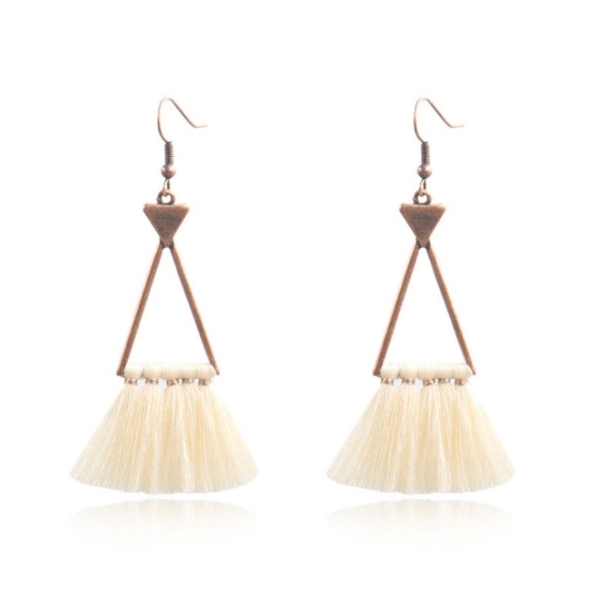 Tassel Earrings Bohemian Charm Pendant Vintage Earring Female Girls Simple Fashion Personality