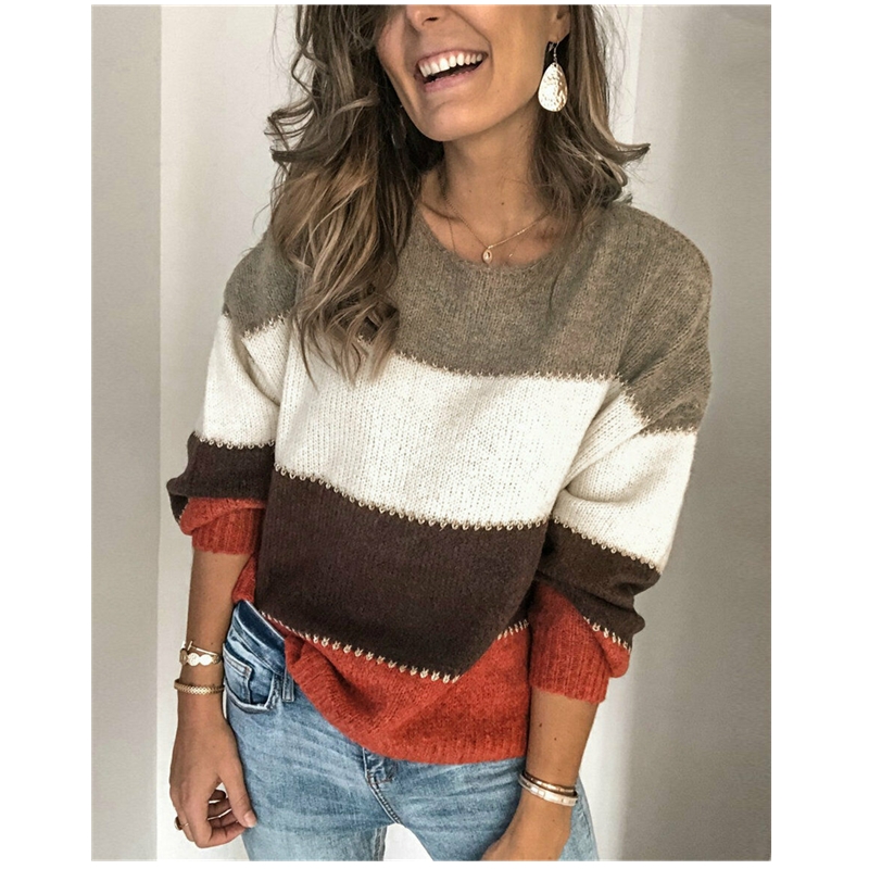 2020 Fashion Trend Ladies Women Spring Autumn Newest Long Sleeve Knitted Sweater Loose Pullover Baggy Jumper Casual Tops, As pic
2020 Fashion Trend Ladies Women Spring Autumn Newest Long Sleeve Knitted Sweater Loose Pullover Baggy Jumper Casual Tops, As pic