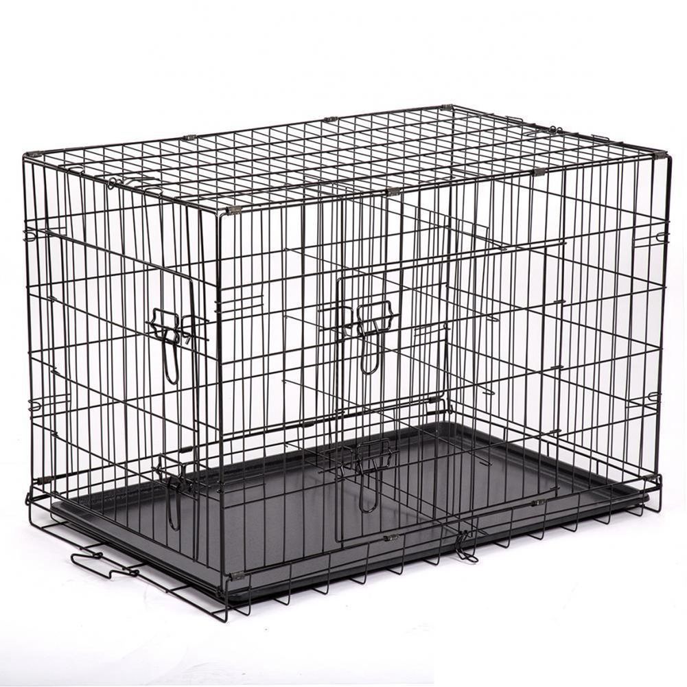70*50*60cm Dog Cage 2 Doors Wire Folding Pet Crate Dog Cat Cage Suitcase Kennel Playpen With Tray Pet Crate Dog Cat Cage DHL Free Shipping
70*50*60cm Dog Cage 2 Doors Wire Folding Pet Crate Dog Cat Cage Suitcase Kennel Playpen With Tray Pet Crate Dog Cat Cage DHL Free Shipping