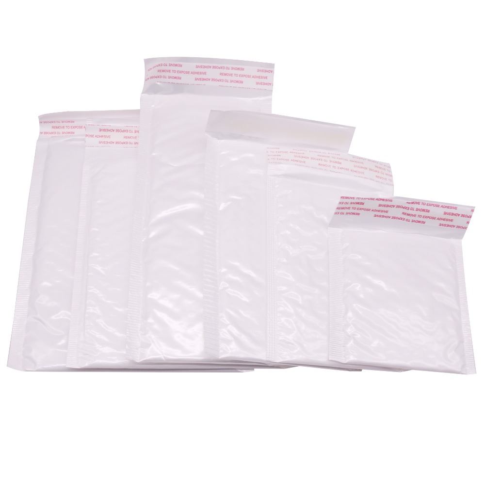 Self-adhesive Bubble Envelope Product Packaging Bag Bubble Film Shockproof Mobile Phone Packaging Express Bag Gift Bags 100 pcs 6 Size