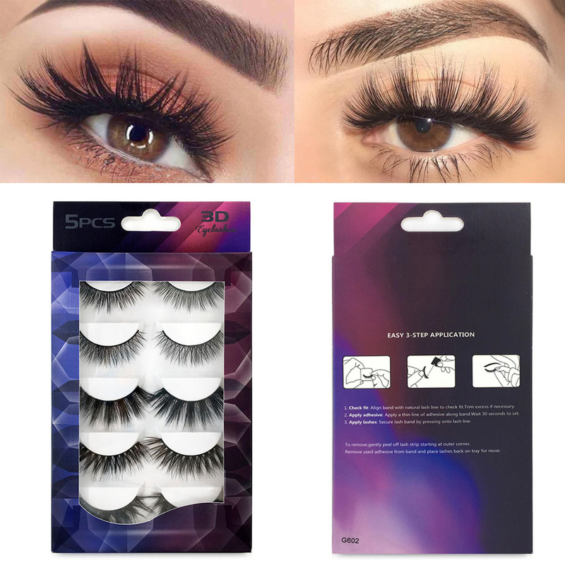 5 Pairs Lashes 3D Mink Hair False Eyelashes Natural Long Thick Eye Lashes Wispy Fluppy Makeup Beauty Eyelash Extension Tools
5 Pairs Lashes 3D Mink Hair False Eyelashes Natural Long Thick Eye Lashes Wispy Fluppy Makeup Beauty Eyelash Extension Tools