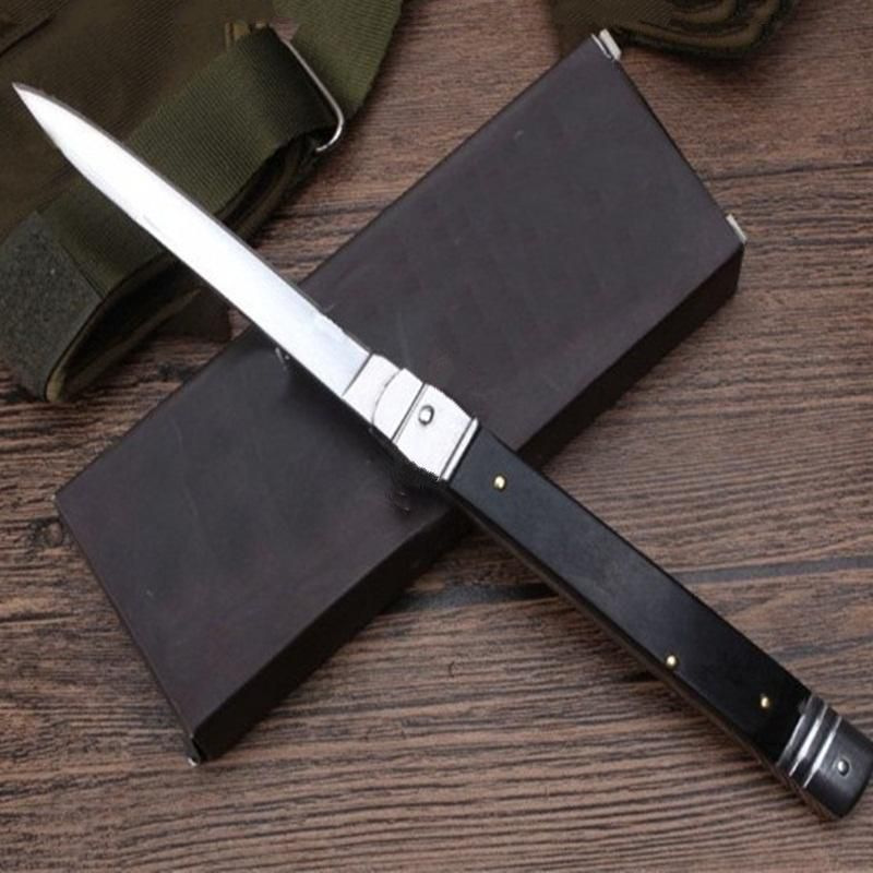 OEM Mict mafia 11 inch Rosewood handle single action ITA knife auto knife camping gift knives for man 1pcs
OEM Mict mafia 11 inch Rosewood handle single action ITA knife auto knife camping gift knives for man 1pcs