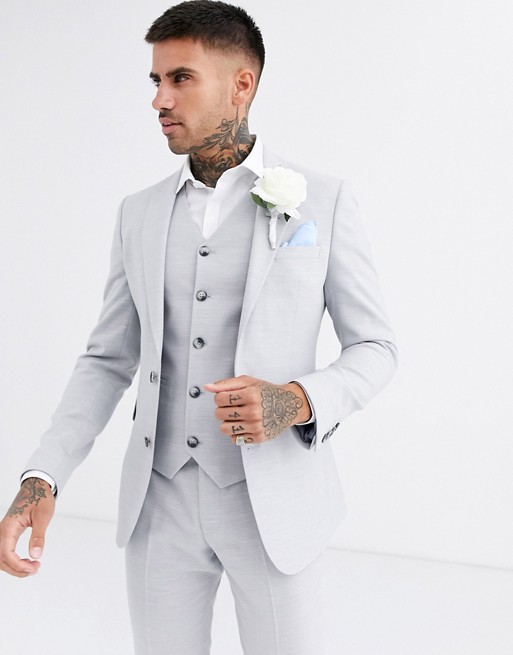 New Fashion Beach Men's Suit Wedding Tuxedo Formal Slim Fit One Button Groom Prom Dinner Blazer Suits(Jacket+Vest+Pants)