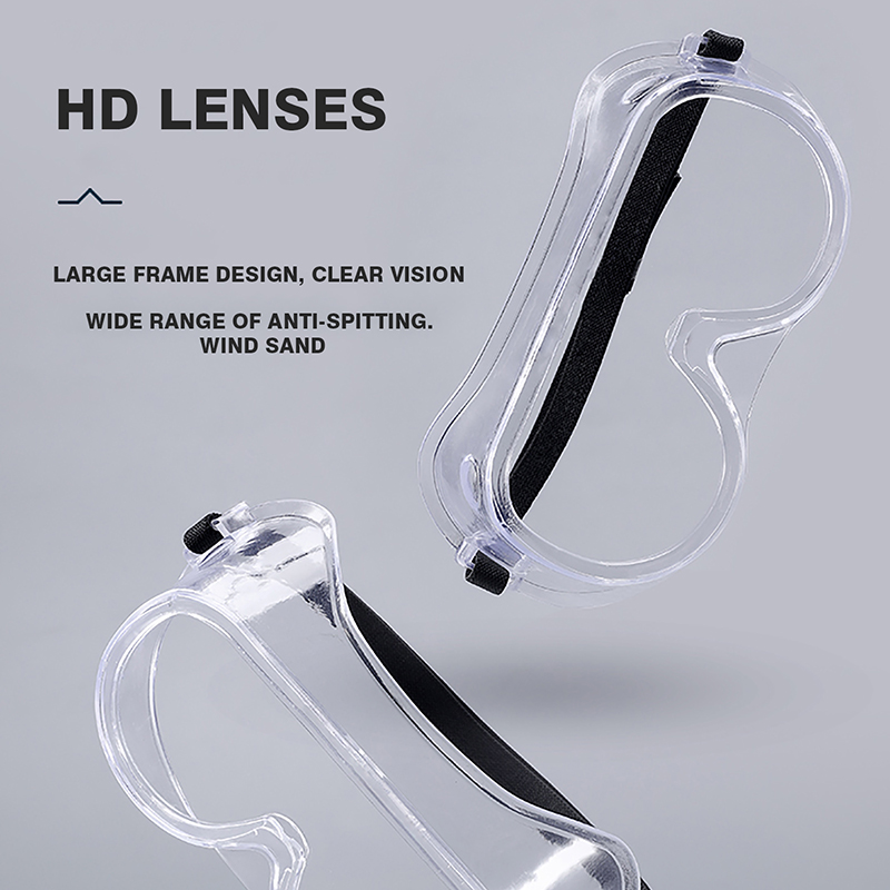 Safety Glasses with Clear Anti Fog Sunglasses Scratch Resistant Wrap-Around Lenses for men women Lab Work, Block Flying Saliva and Dust